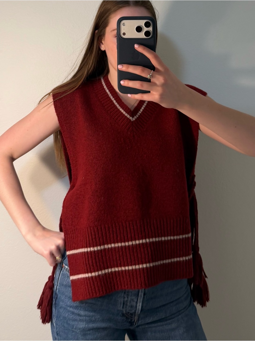 Free People All Star Stripe Poncho - Picture 4 of 7